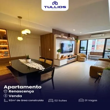 Conforto, praticidade e localização estratégica no Renascença! Conforto, praticidade e localização estratégica no Renascença!