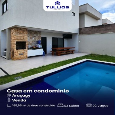 Casa em condomínio – Conforto e privacidade para sua família!