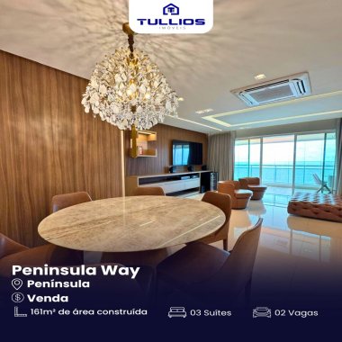 Encante-se com este Belíssimo Apartamento na Península – Vista Mar Deslumbrante Encante-se com este Belíssimo Apartamento na Península – Vista Mar Deslumbrante