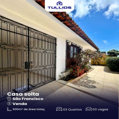 Casa 3 quartos para Venda no bairro São Francisco em São Luís