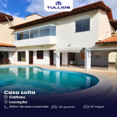 Casa 3 quartos para Locação Anual no bairro Calhau em São Luís