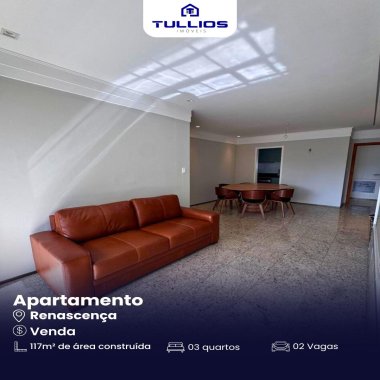 Apartamento à Venda no Renascença – Vista Mar e Sofisticação em Cada Detalhe! 🌅 Apartamento à Venda no Renascença – Vista Mar e Sofisticação em Cada Detalhe! 🌅