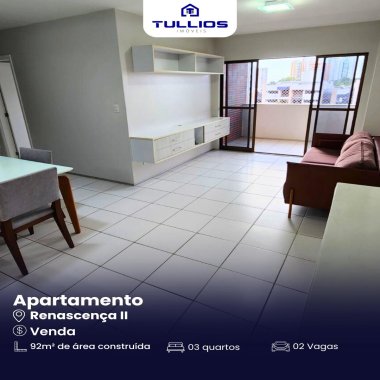 O apartamento perfeito para viver bem no Renascença II