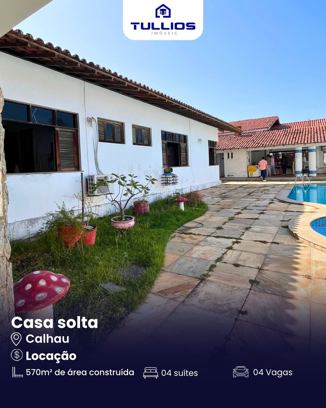 Casa para locação no Calhau – Perfeita para Clínicas e Empresas!