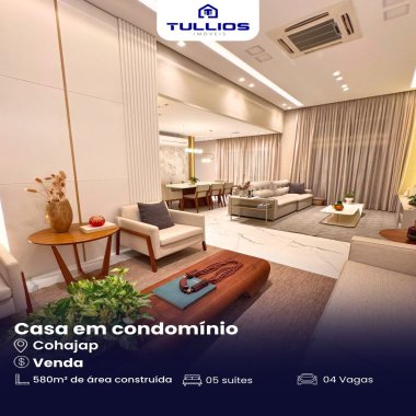 Casa Exclusiva em Condomínio no Cohajap ✨