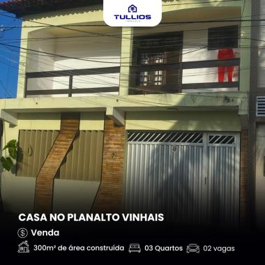 Venda - Casa com 4 quartos (1 suíte) no Planalto Vinhais Venda - Casa com 4 quartos (1 suíte) no Planalto Vinhais