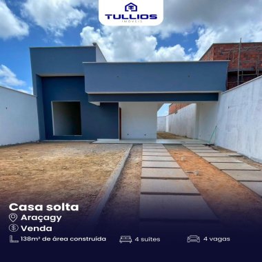 Casa Térrea – Araçagy (Lado Praia)! 