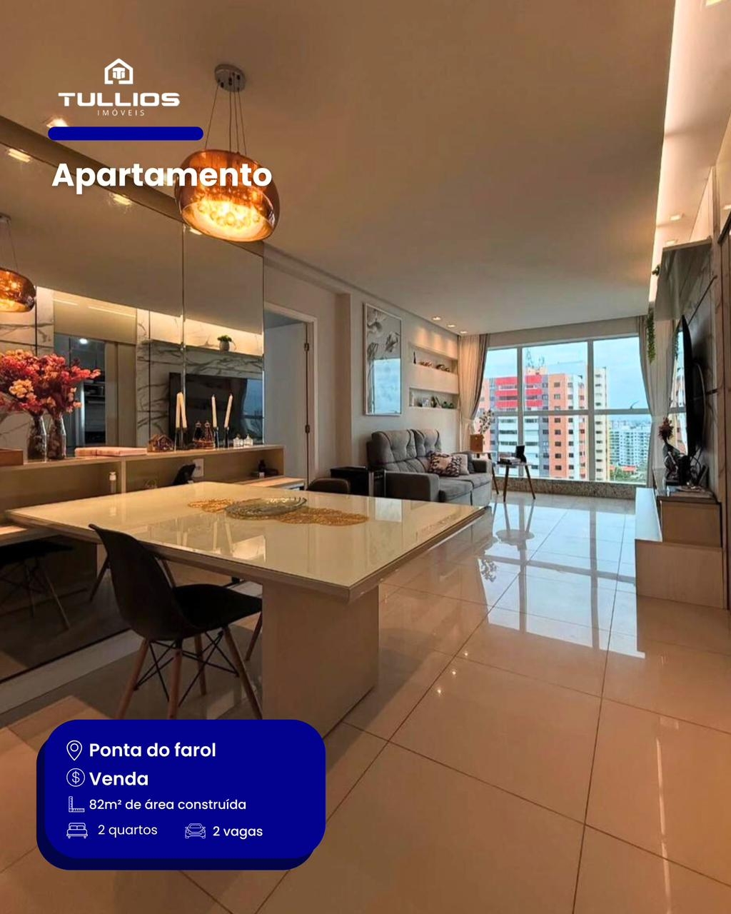 Conforto e praticidade em alto estilo na Ponta do Farol!