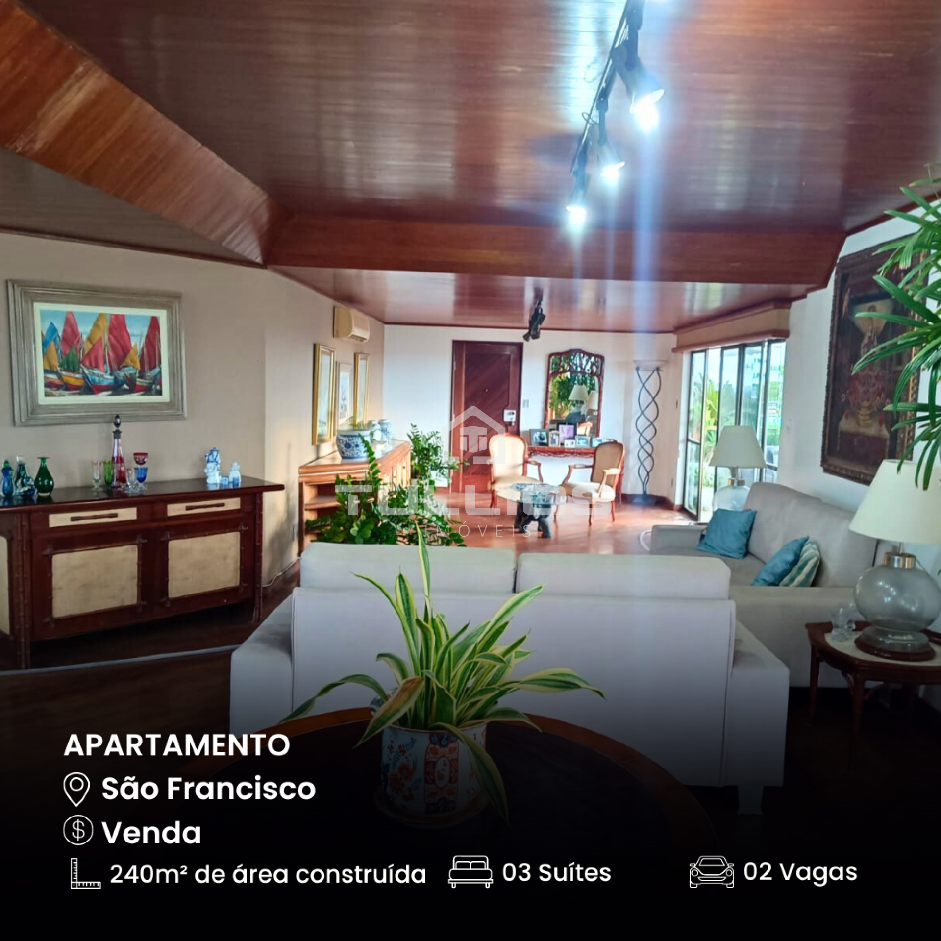 Venda- Apartamento com 3 suítes no bairro São Francisco